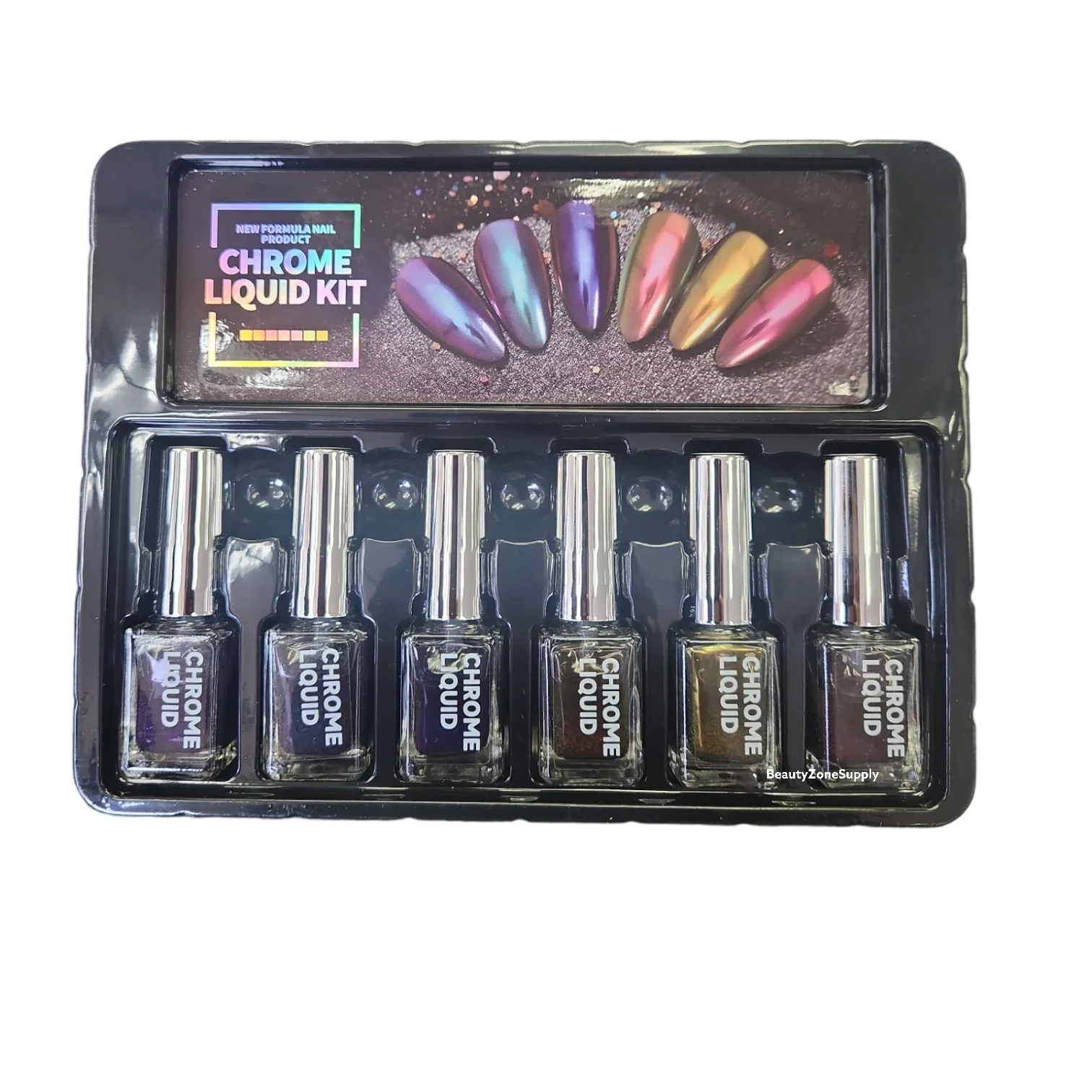 Hang Gel x 6 bottle Chrome Liquid Kit 2 - Image 3