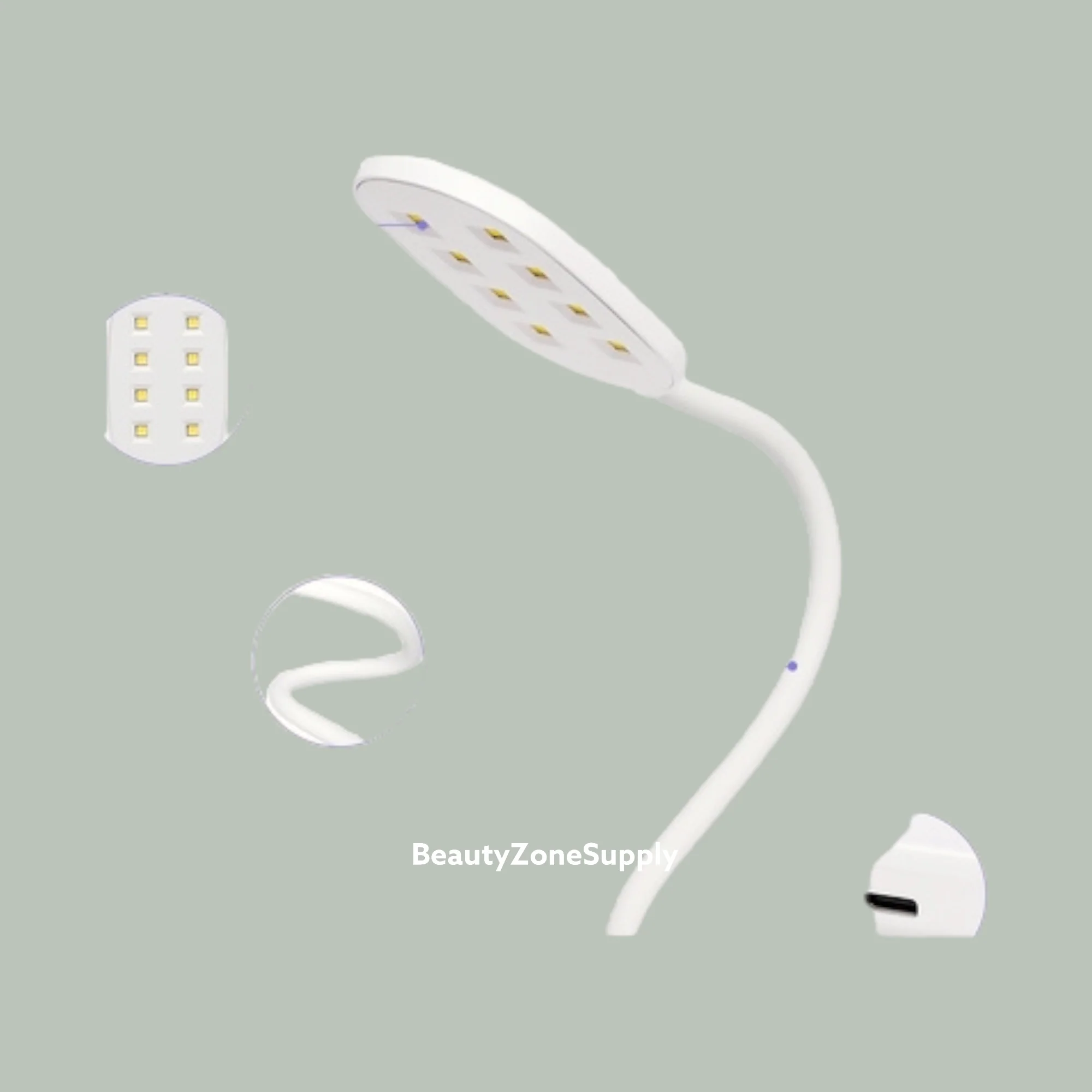 Hang Gel X Soft gel mini 8 LED Small Nail Lamp 365 - Image 2