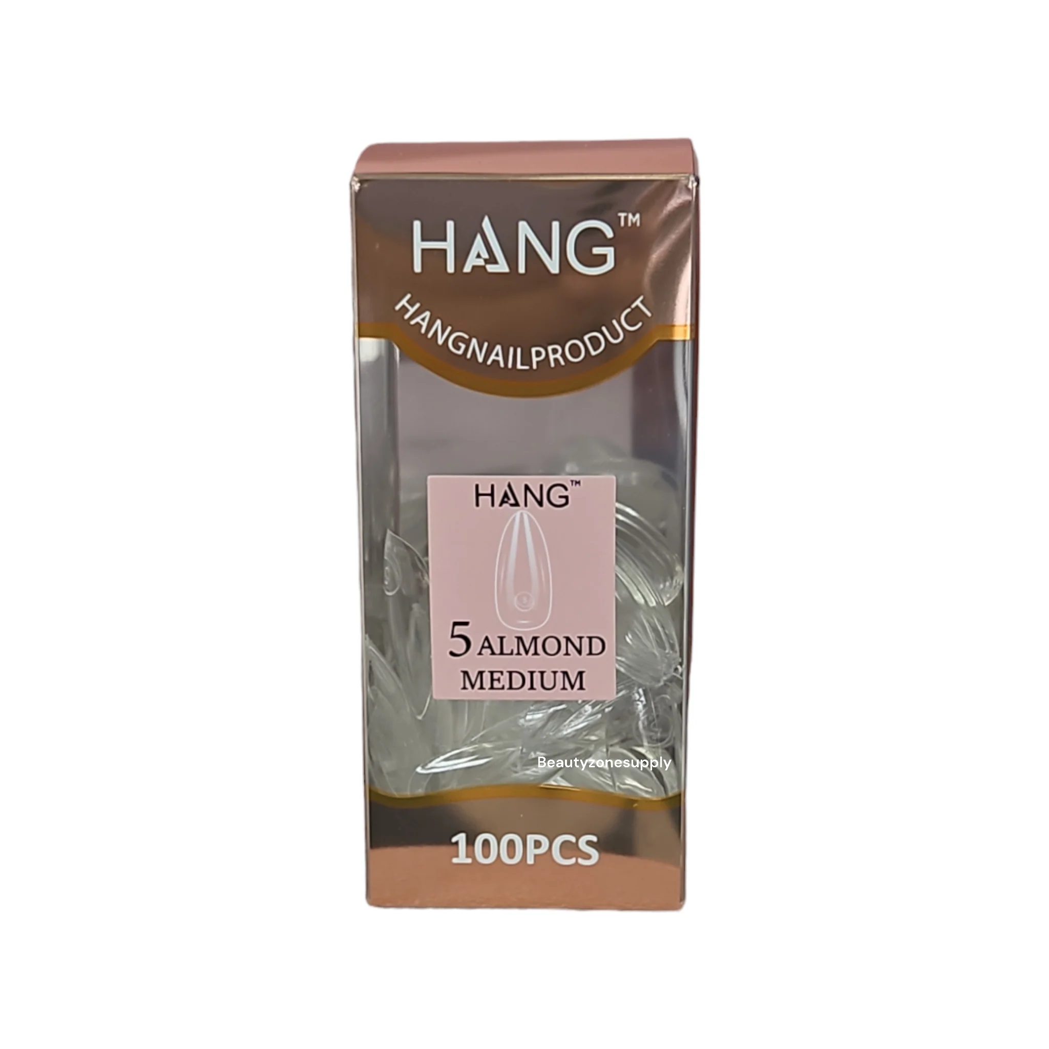 Hang Gel x Tips Premium 100 pc Refill Box Almond Medium - Image 7