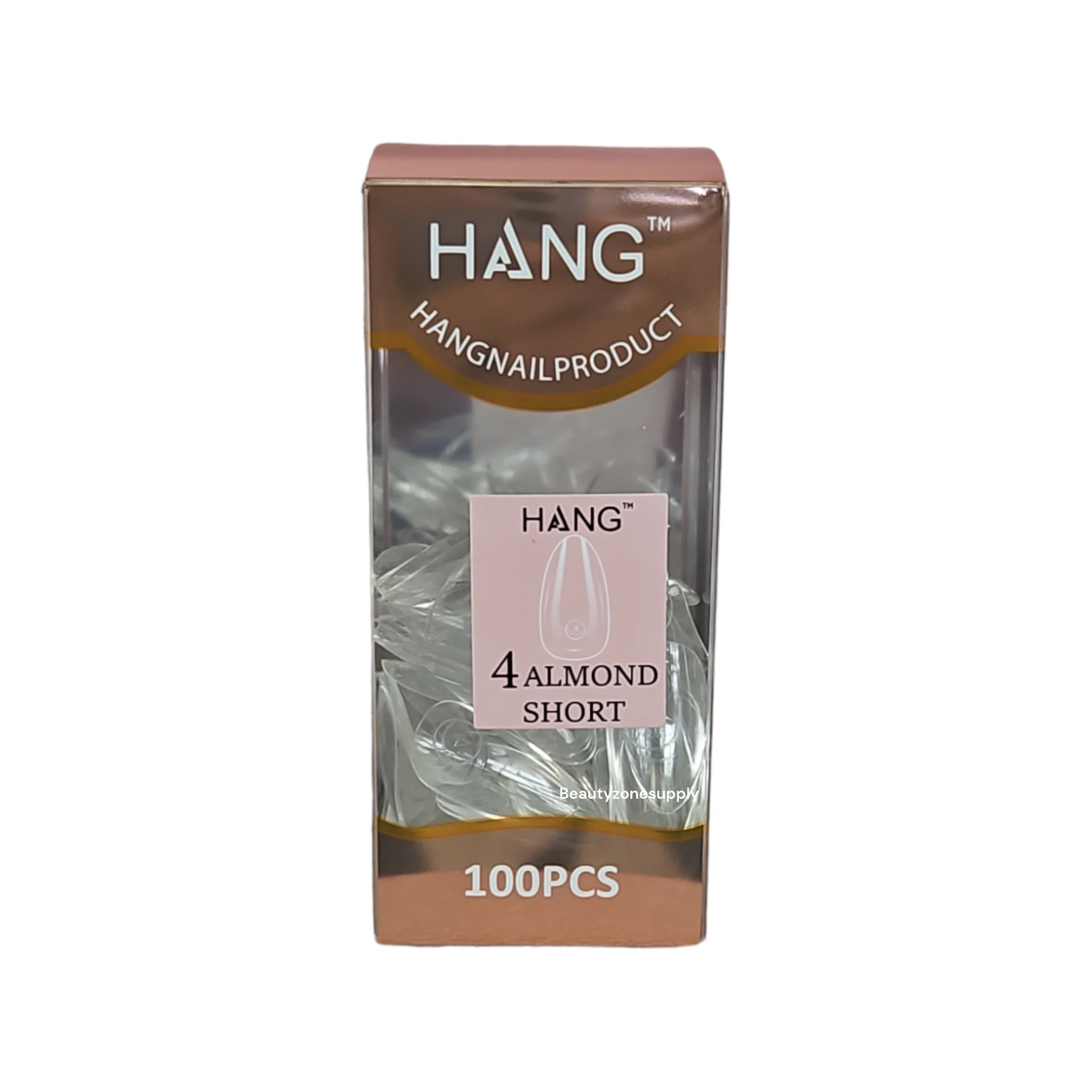 Hang Gel x Tips Premium 100 pc Refill Box Almond Short - Image 6