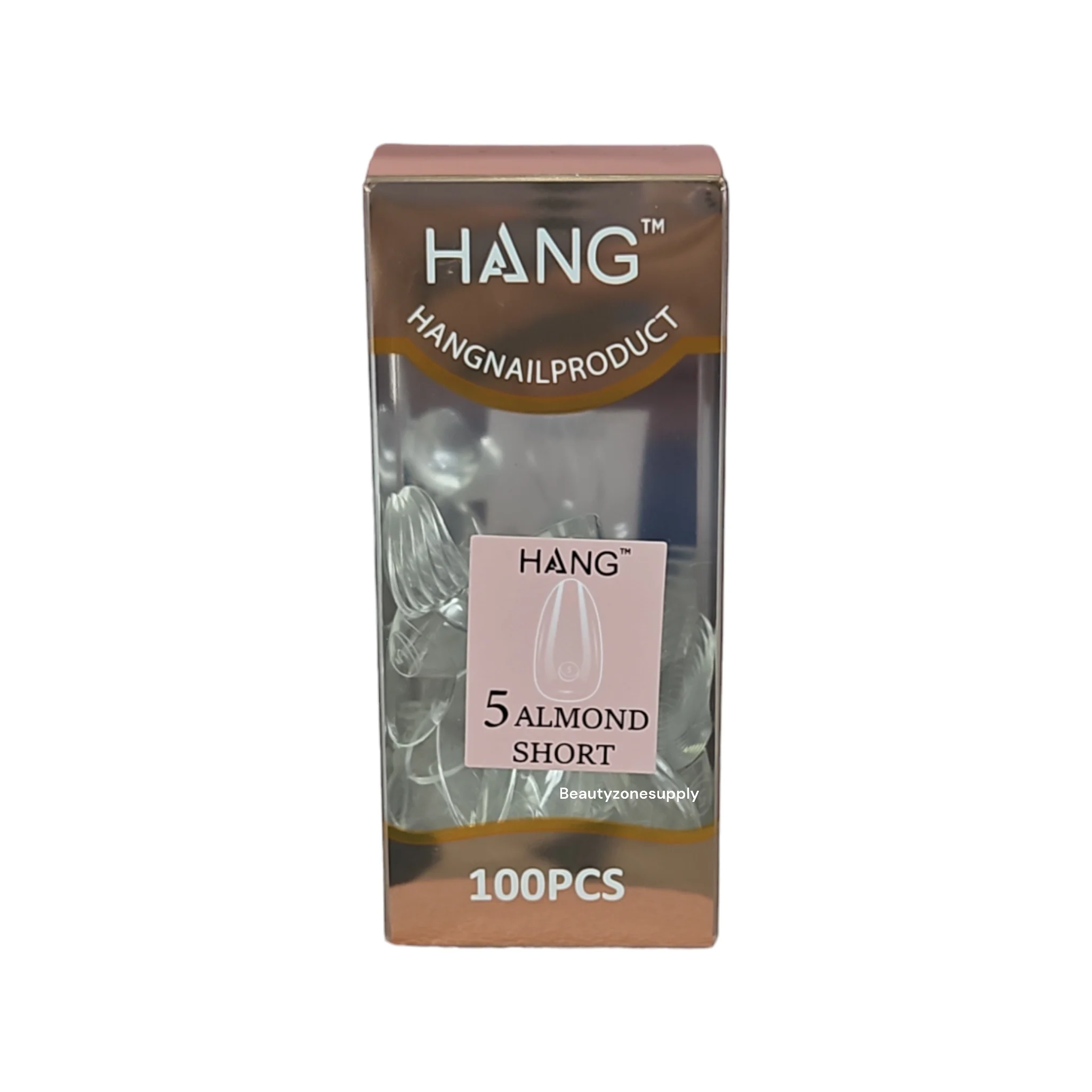 Hang Gel x Tips Premium 100 pc Refill Box Almond Short - Image 7