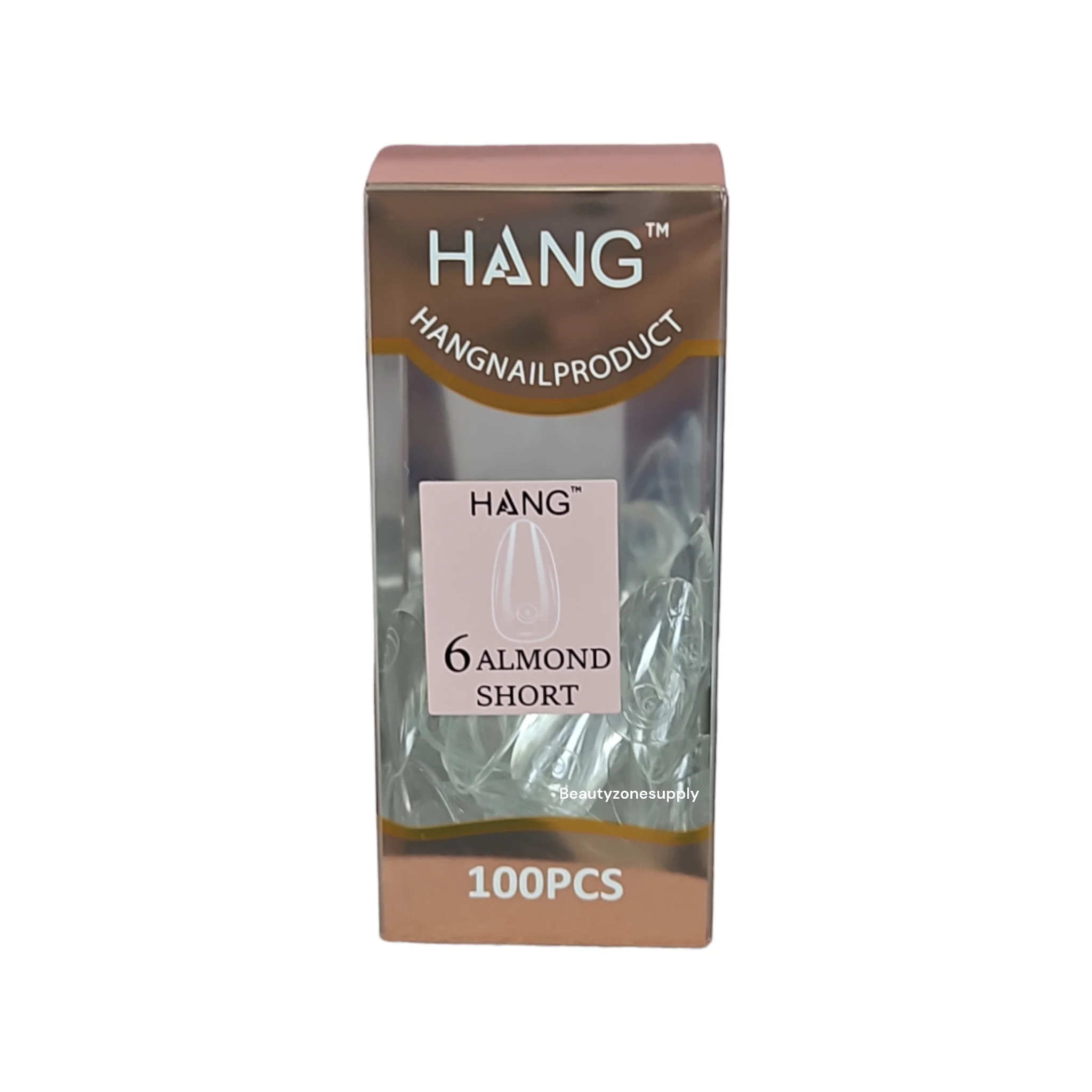 Hang Gel x Tips Premium 100 pc Refill Box Almond Short - Image 8