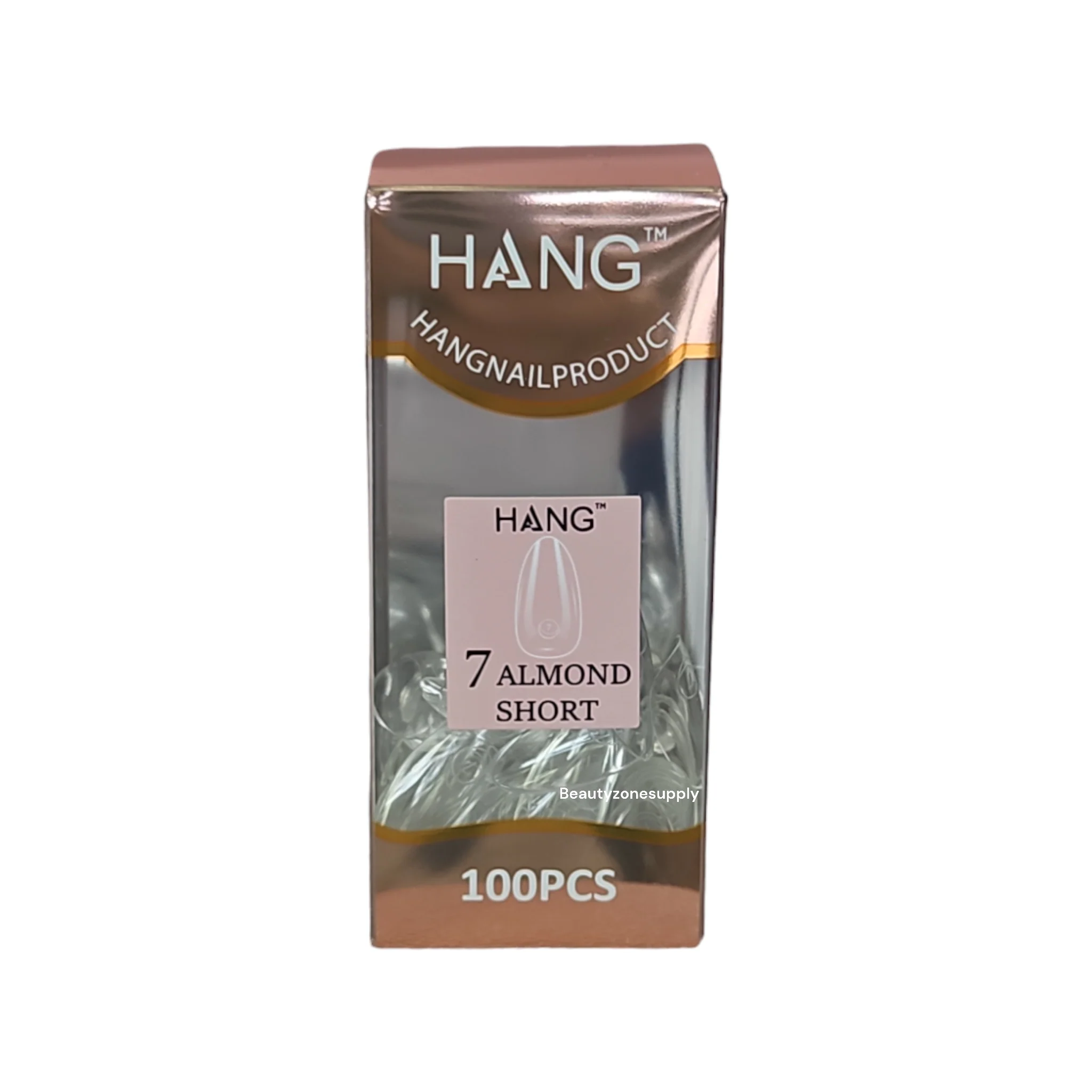 Hang Gel x Tips Premium 100 pc Refill Box Almond Short - Image 9