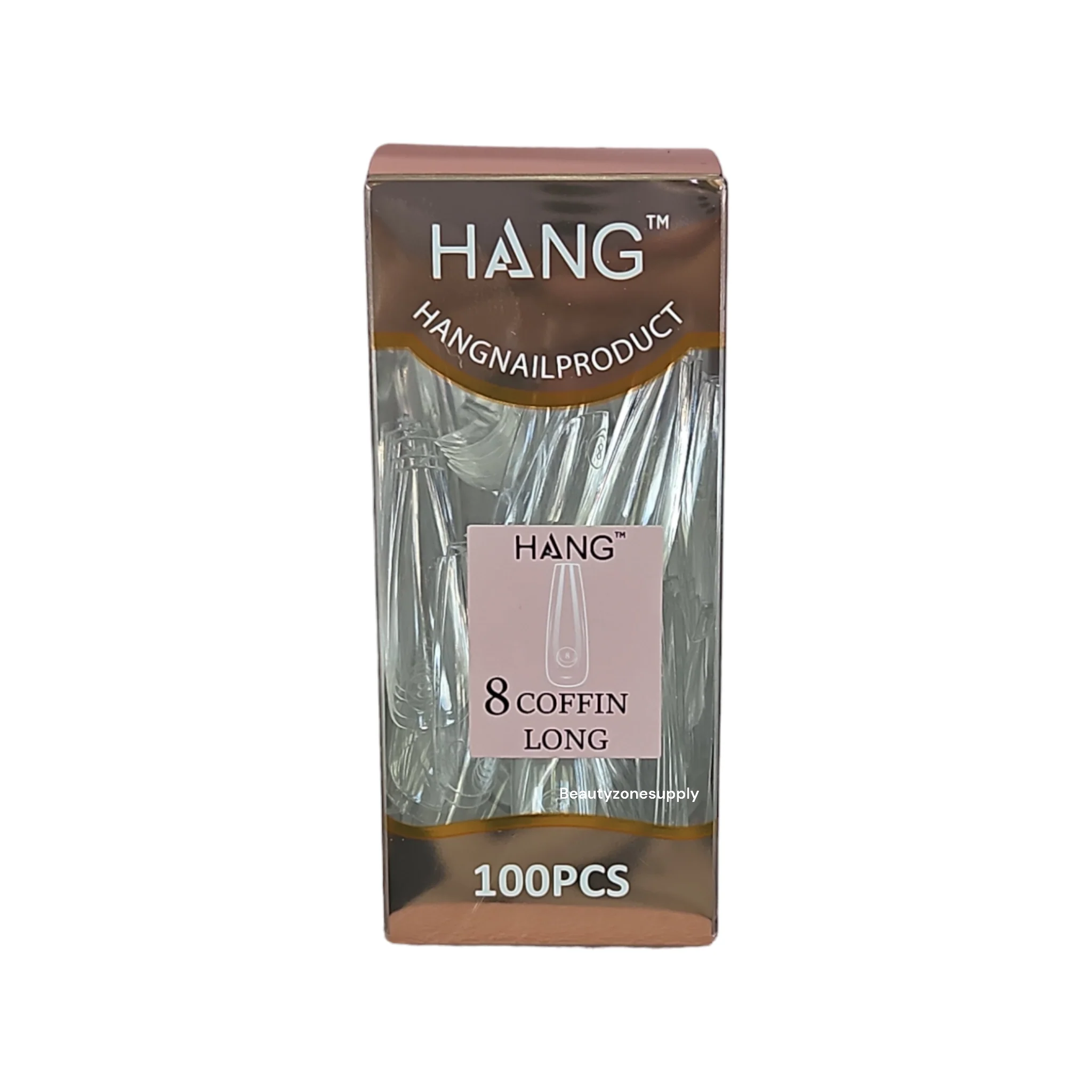 Hang Gel x Tips Premium 100 pc Refill Box Coffin Long - Image 10