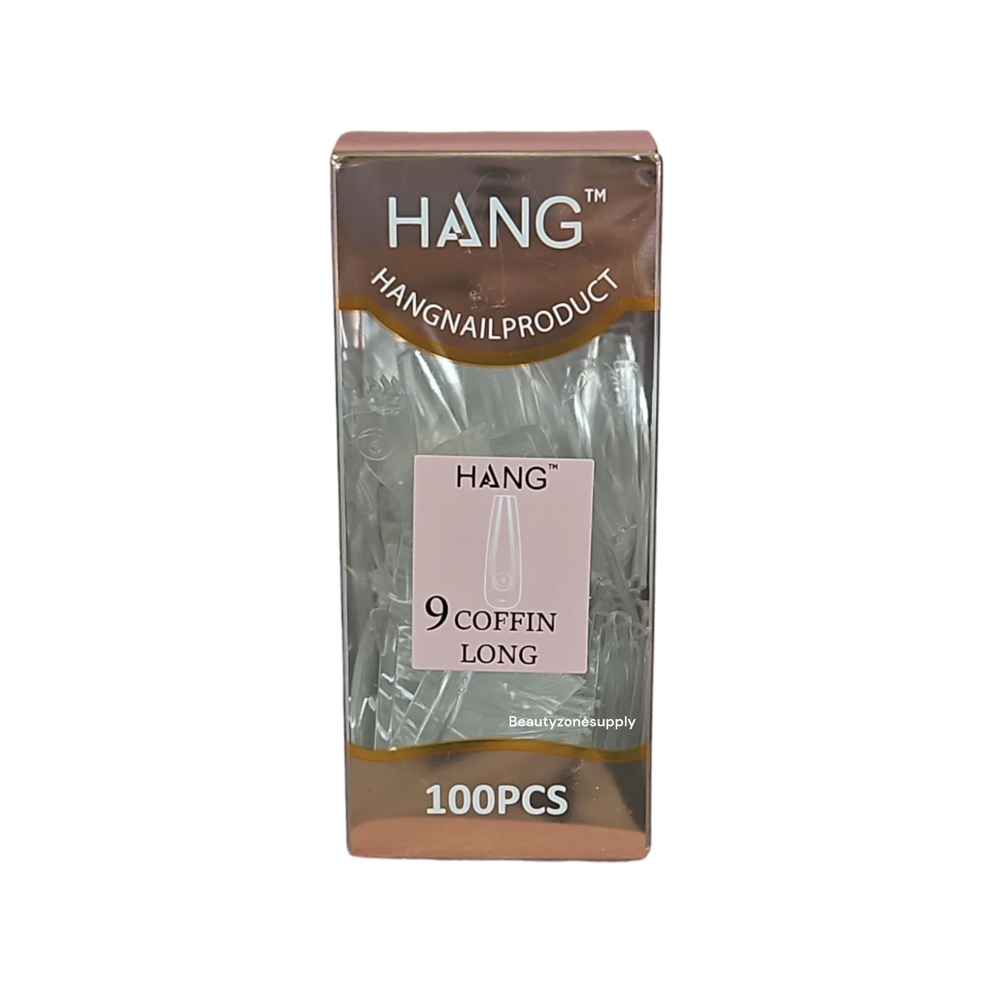 Hang Gel x Tips Premium 100 pc Refill Box Coffin Long - Image 11