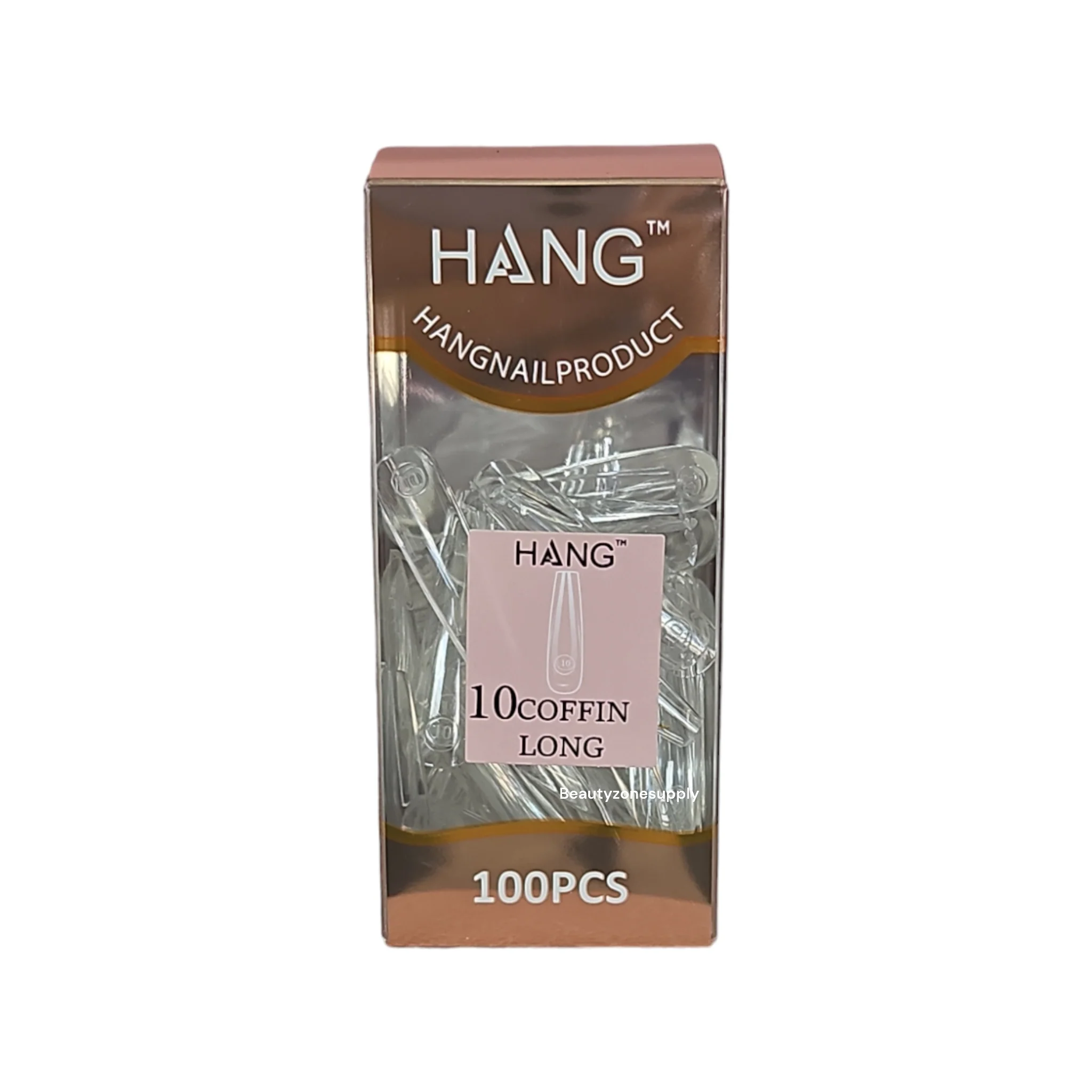 Hang Gel x Tips Premium 100 pc Refill Box Coffin Long - Image 12