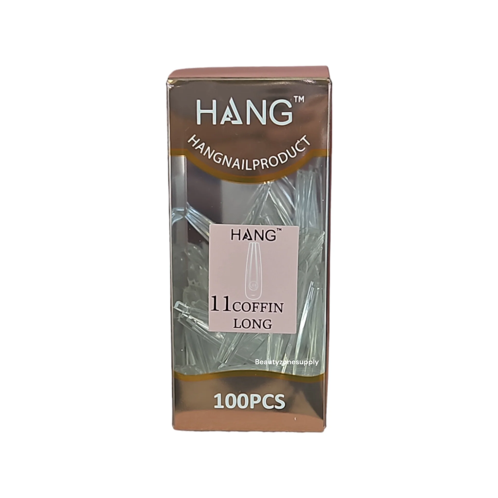Hang Gel x Tips Premium 100 pc Refill Box Coffin Long - Image 13