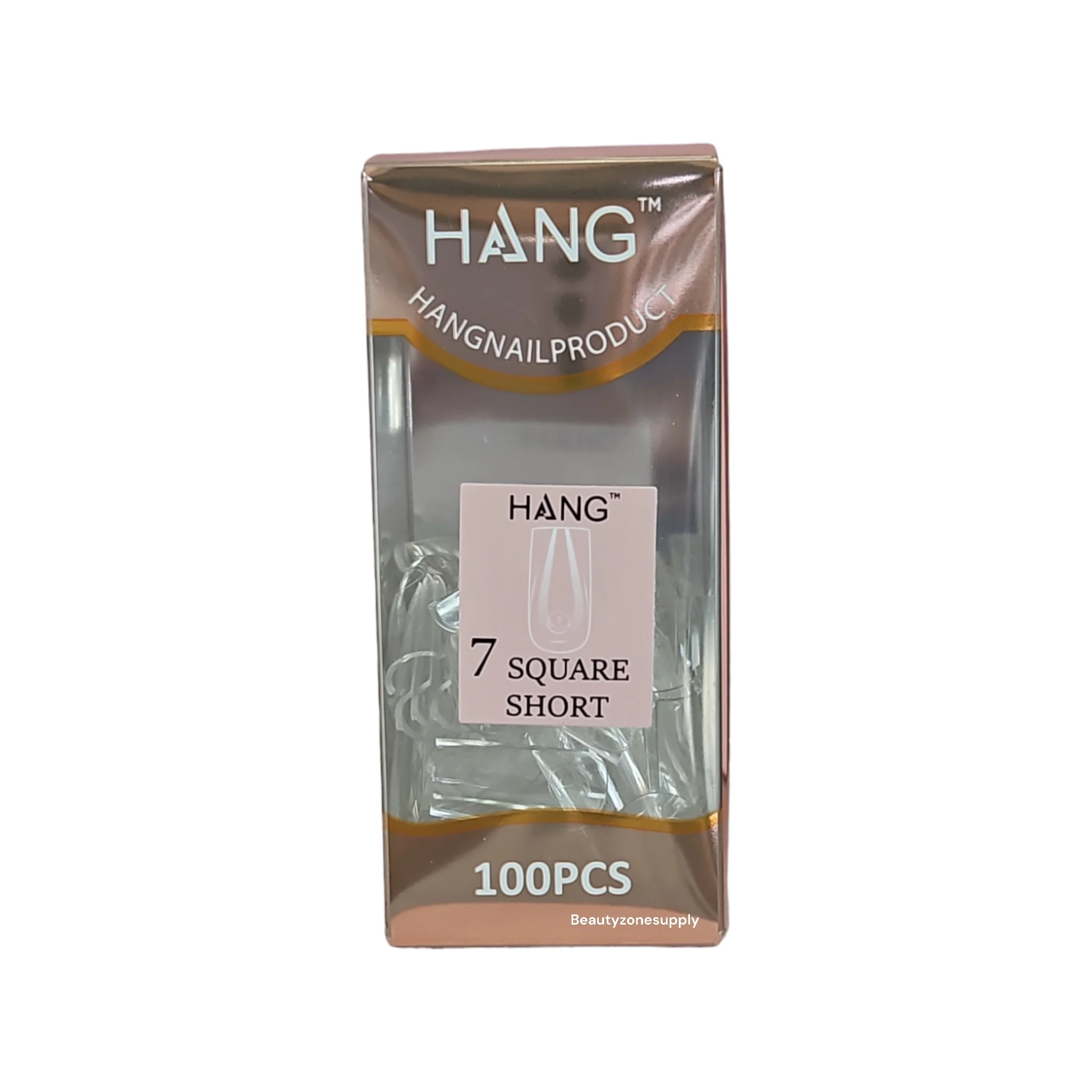 Hang Gel x Tips Premium 100 pc Refill Box Square Short - Image 9