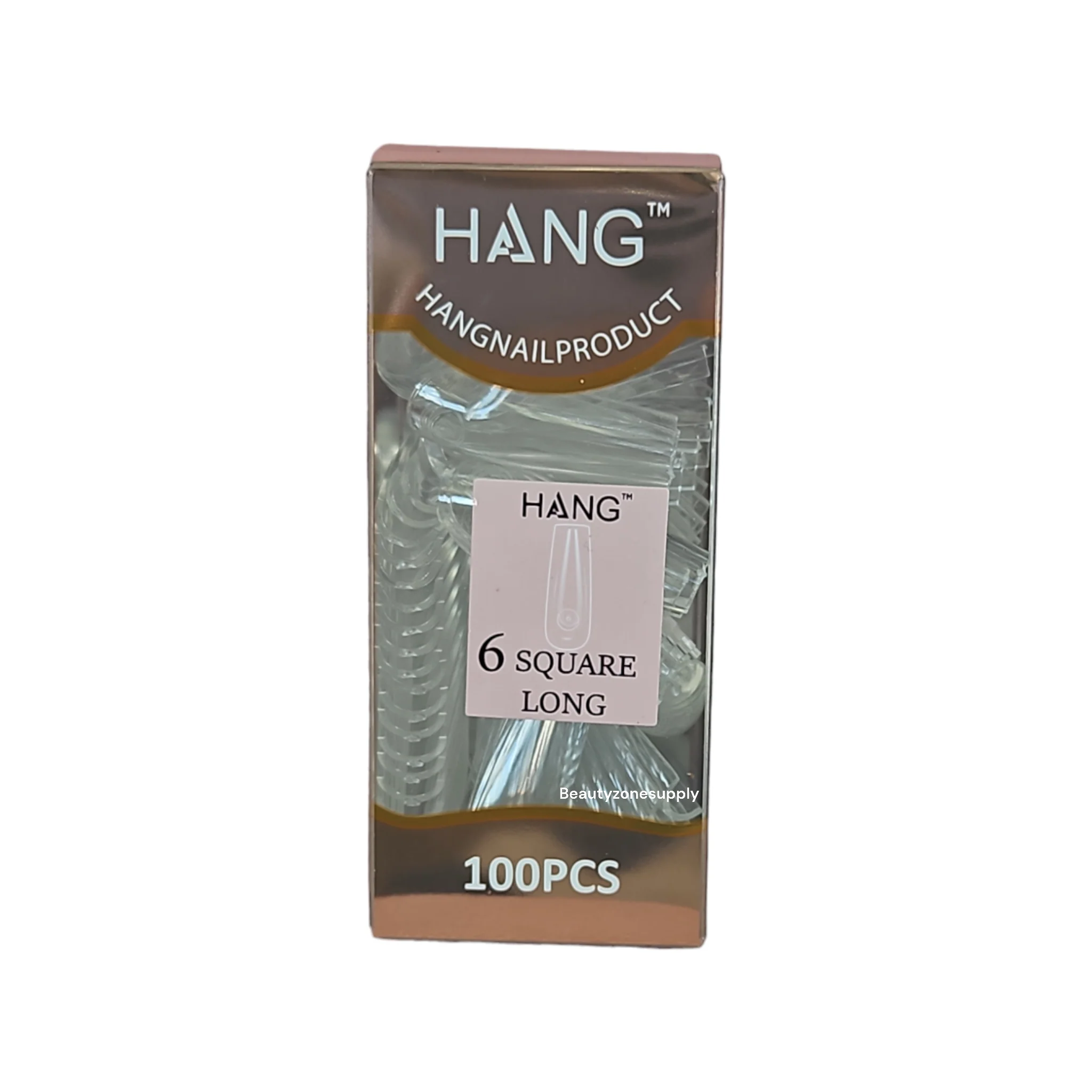 Hang Gel x Tips Premium 100 pc Refill Box Square Long - Image 8