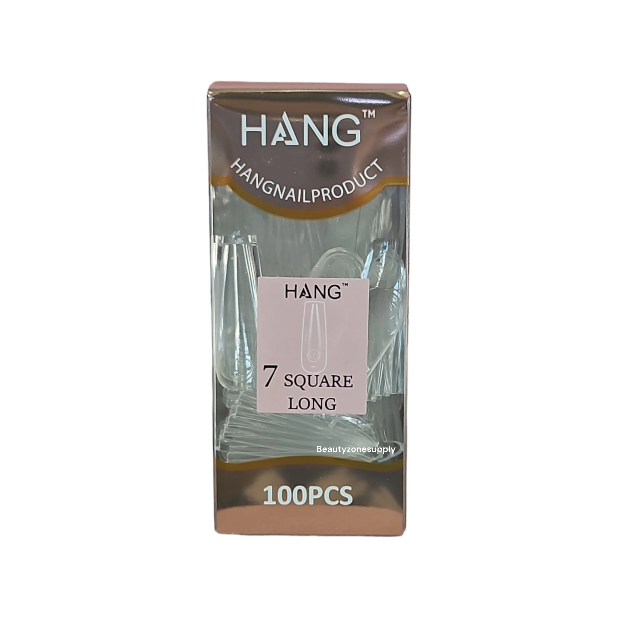 Hang Gel x Tips Premium 100 pc Refill Box Square Long - Image 9
