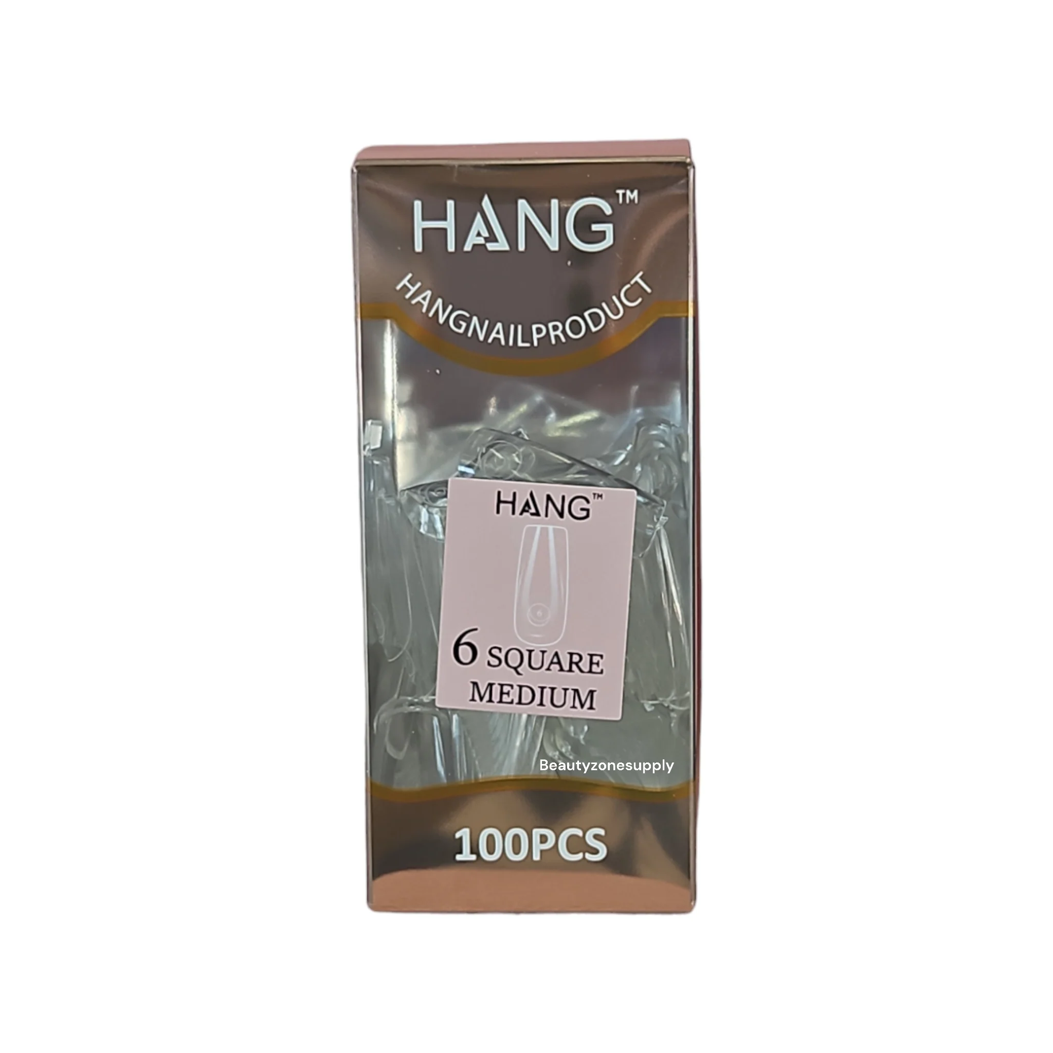 Hang Gel x Tips Premium 100 pc Refill Box Square Medium - Image 8