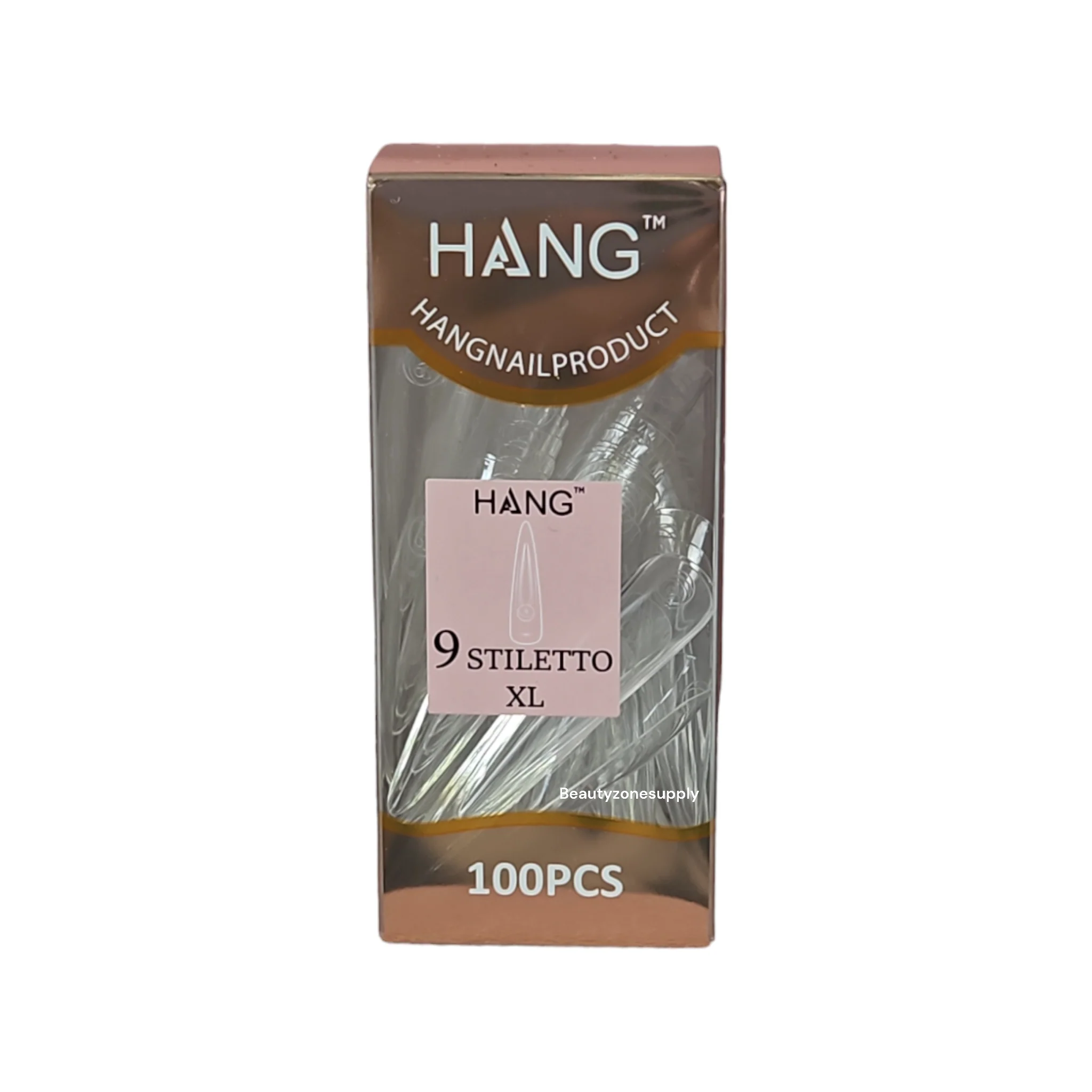 Hang Gel x Tips Premium 100 pc Refill Box Stiletto XLong - Image 11