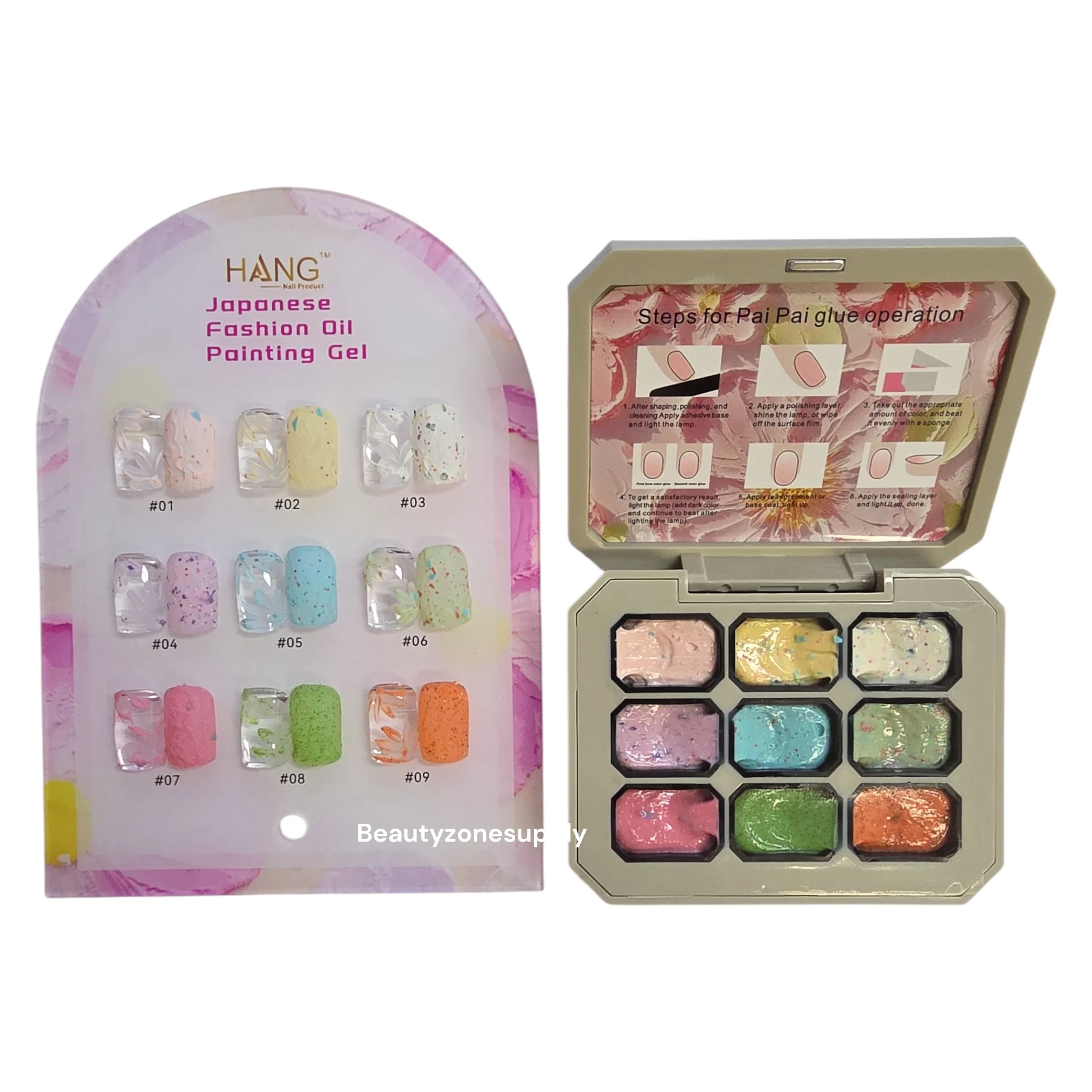 Hang Japanese Fashion Oil Painting Gel Set of 6 Colors - Image 2