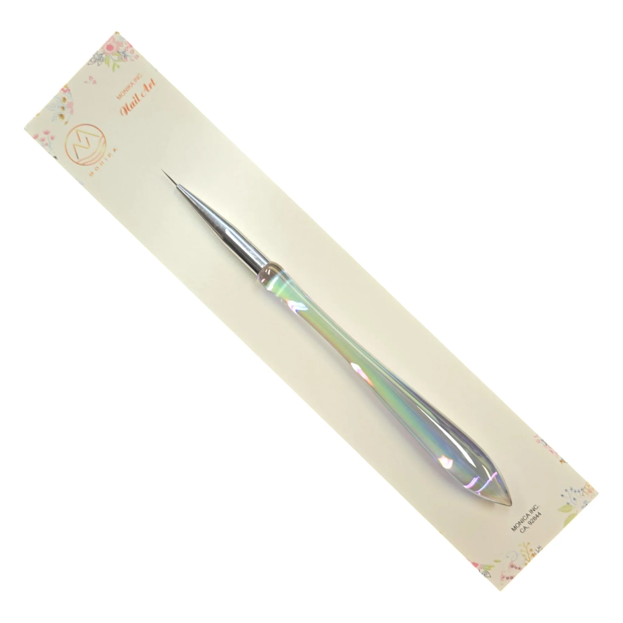 Hang Nail Art Brush Design Gel plastic handle - Image 2