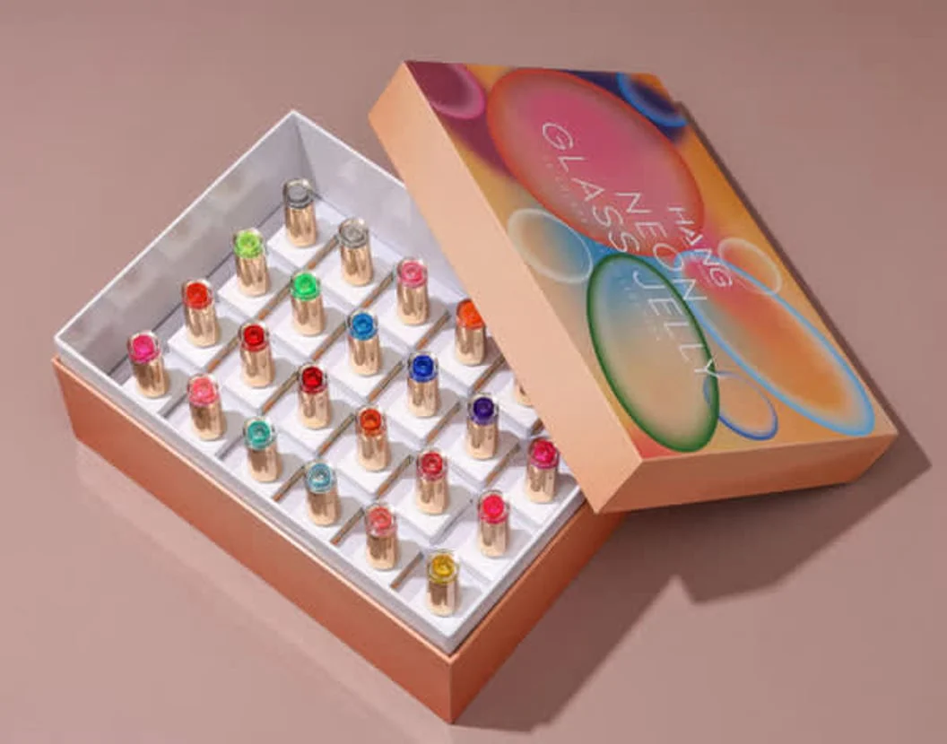 Hang Pure Gel Neon Glass Jelly 24 color with color chart - Image 3