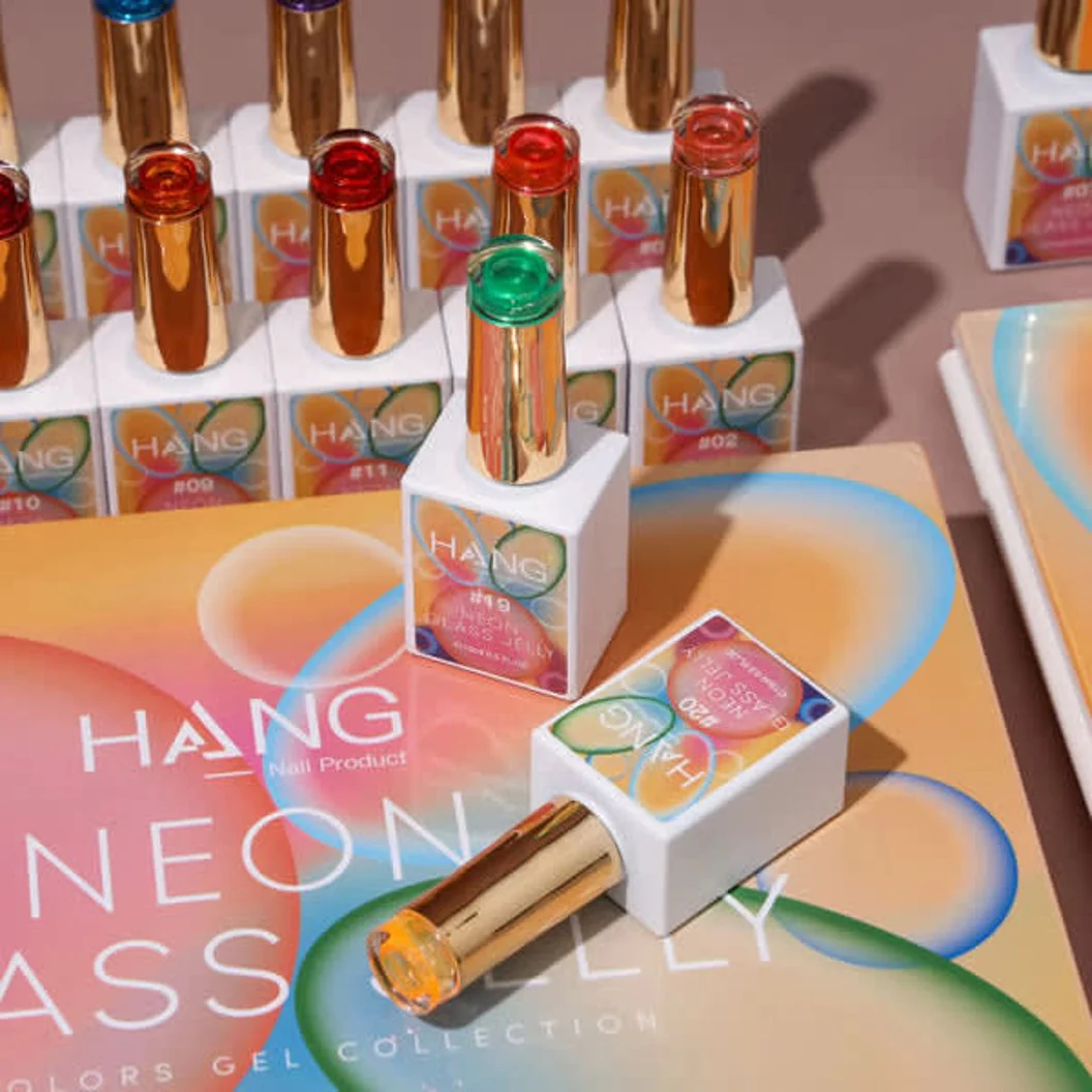 Hang Pure Gel Neon Glass Jelly 24 color with color chart - Image 7