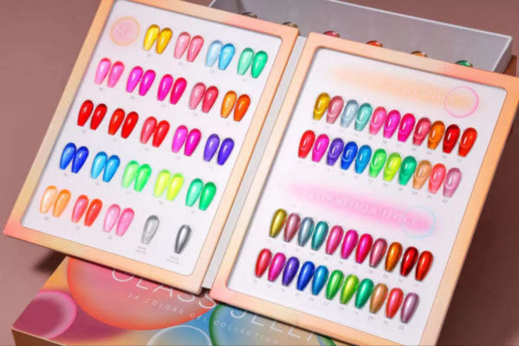 Hang Pure Gel Neon Glass Jelly 24 color with color chart - Image 8