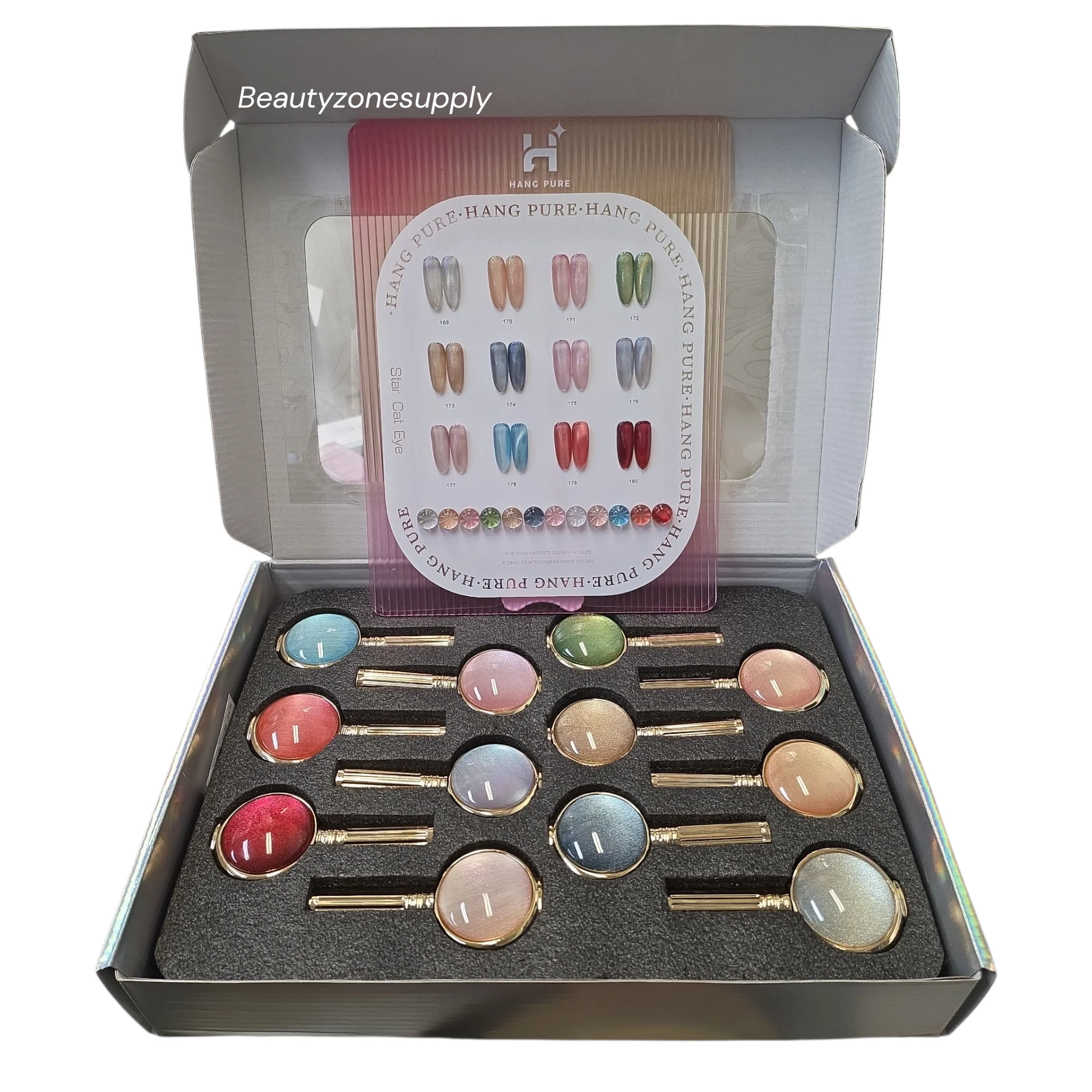 Hang Pure Soak of Gel Star Cat Eye Collection 12 Colors - Image 3