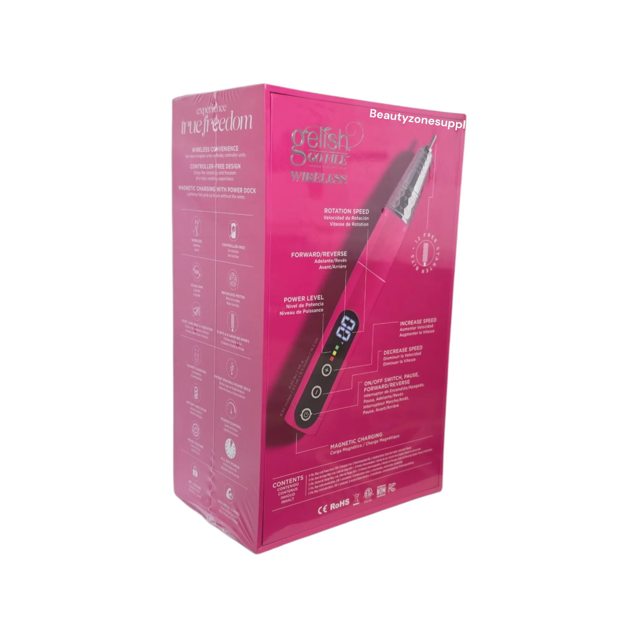 Harmony Gelish Nail Drill Go File Small Cordless - Image 17