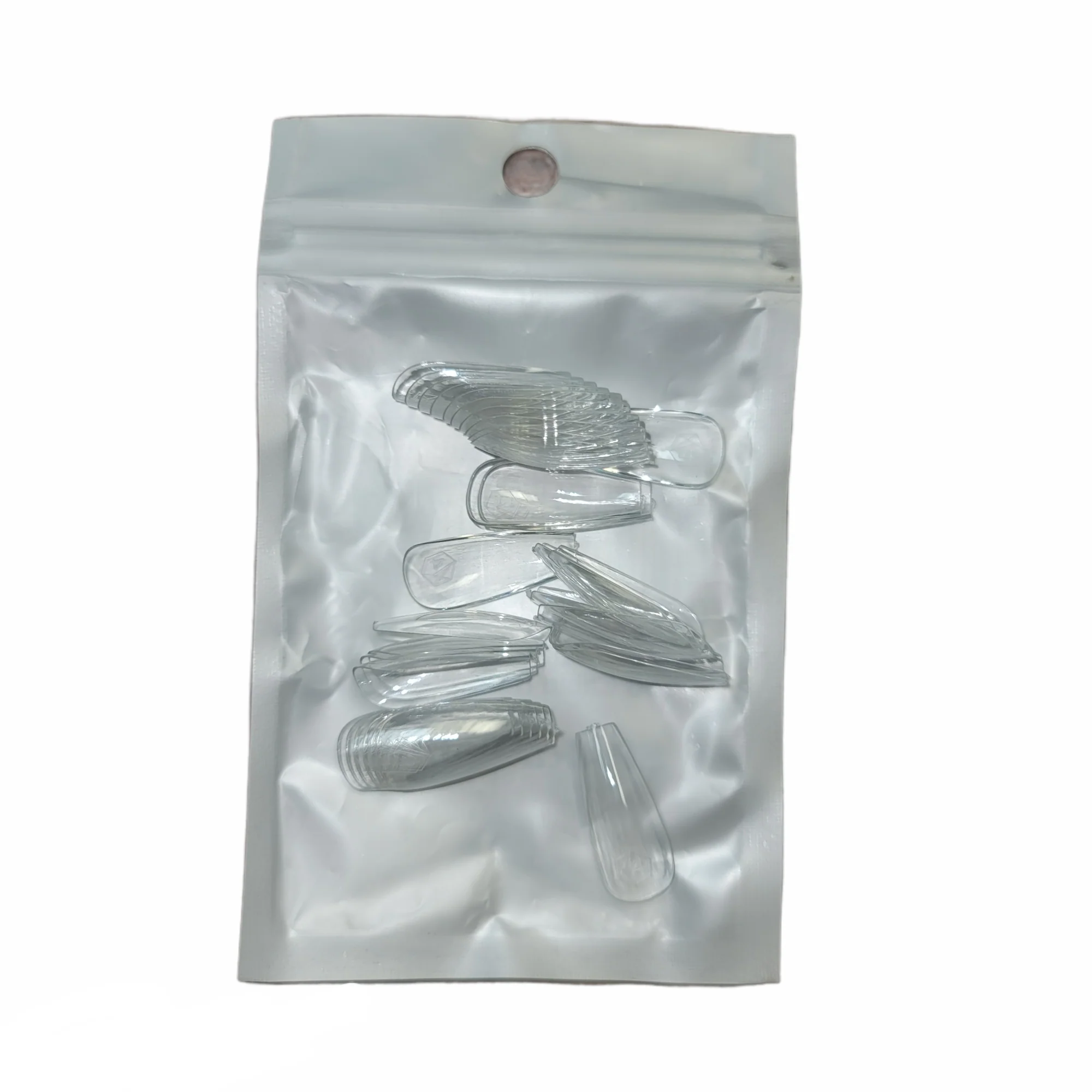 Harmony Gelish Soft Gel Tips Medium Coffin 50 CT Refill - Image 8