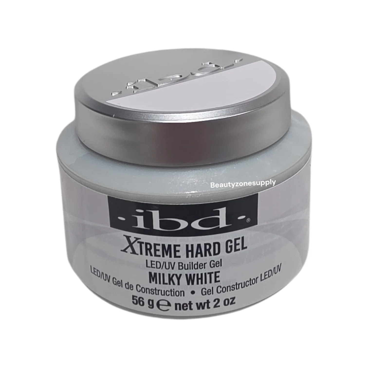 IBD Xtreme Hard Gel LED/UV Builder Gel Milk White 2 oz #49929