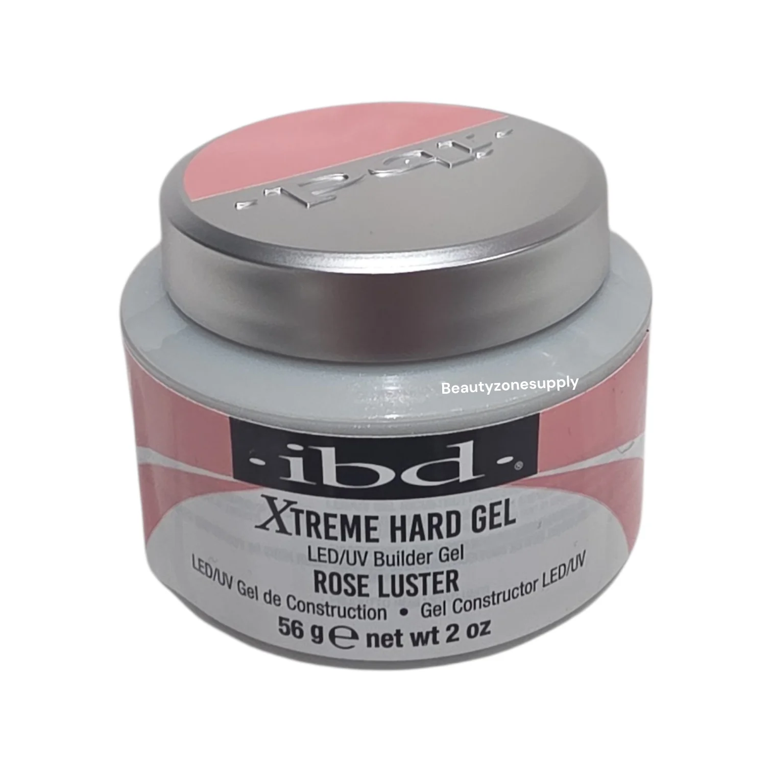 IBD Xtreme Hard Gel LED/UV Builder Gel Rose Luster 2 oz #49932
