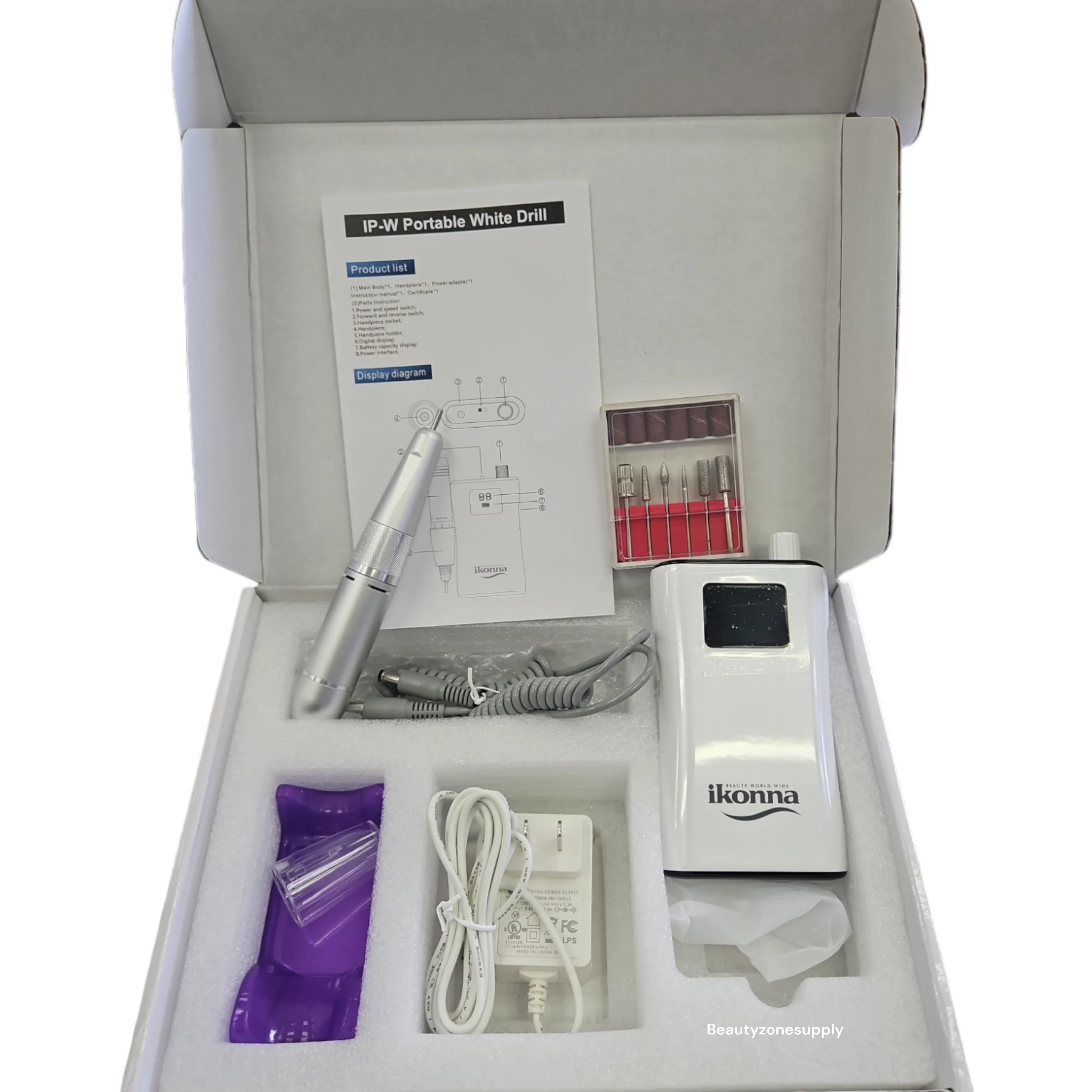 Ikonna Nail Drill Portable up to 35k RPM - Image 4