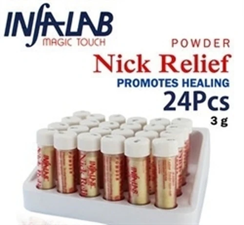 INFA LAB Magic Touch Nick Relief Styptic Powder Pack of 24pcs - Image 2