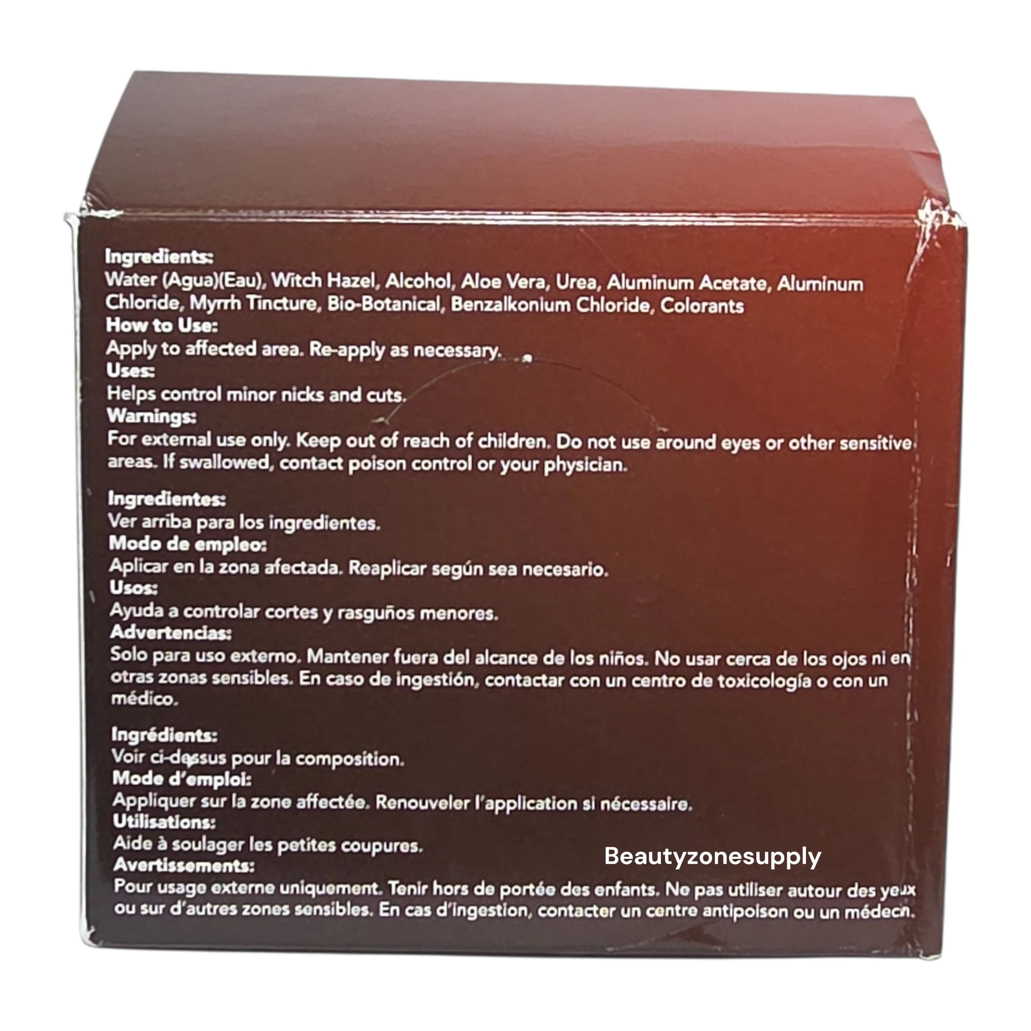 INFA LAB Nick Relief Styptic Spray Box 12 pc - Image 4