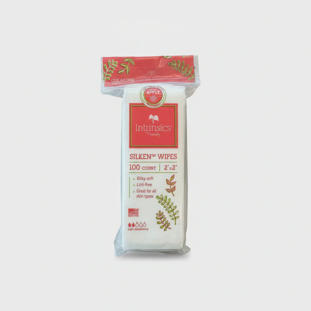 Intrinsics Silken Wipes Soft Blend 2" x 2" 100 count #407302