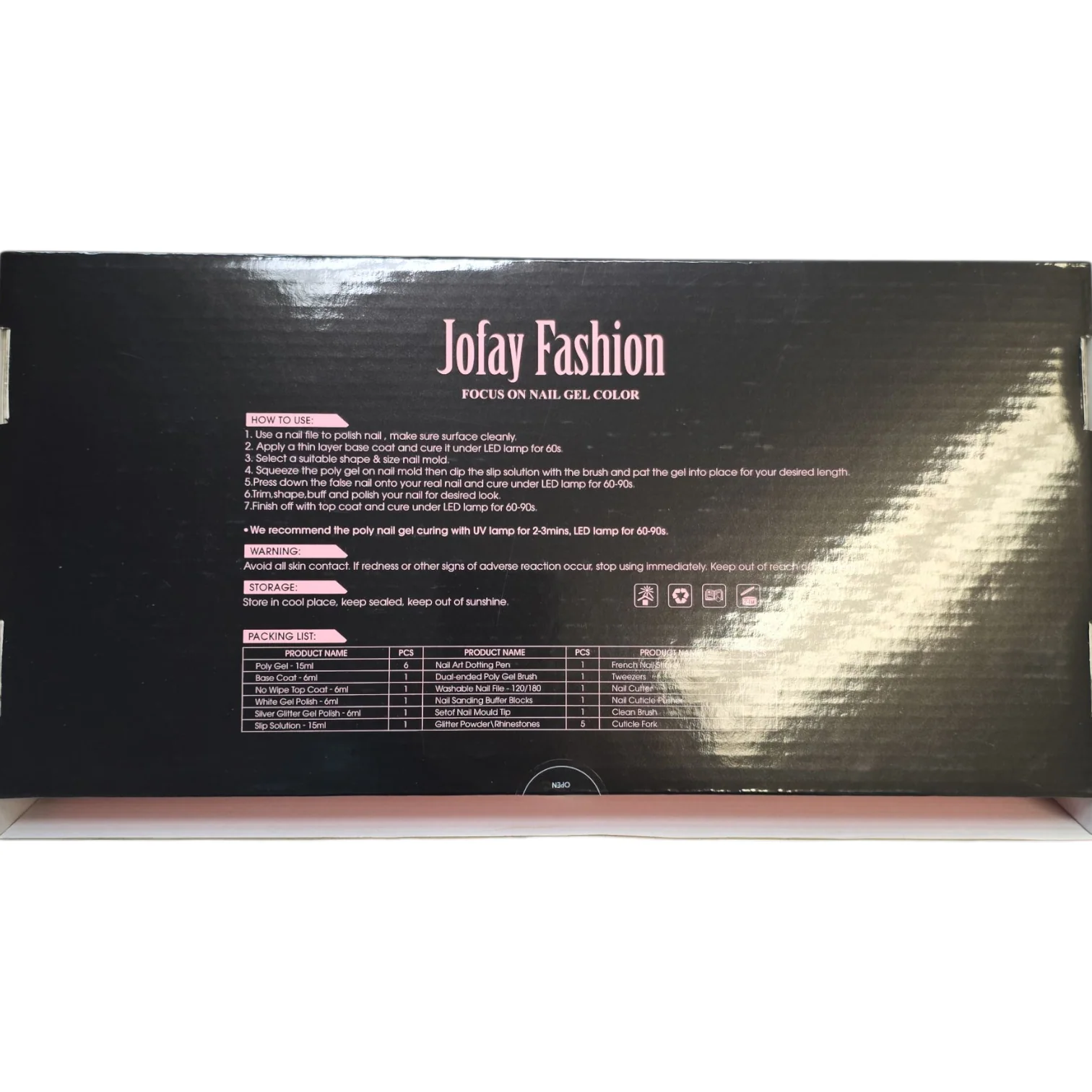 JoFay Fashion Poly Gel All in One Kit Professional - Image 3