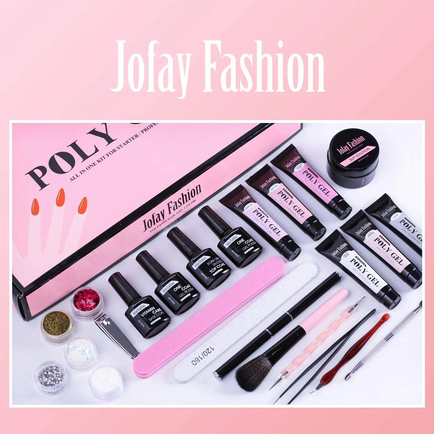JoFay Fashion Poly Gel All in One Kit Professional - Image 7