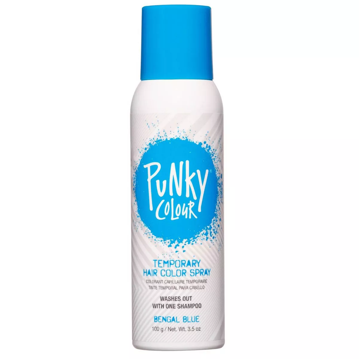 Punky Colour Temporary Hair Color Spray B Wild Bengal Blue #97523W