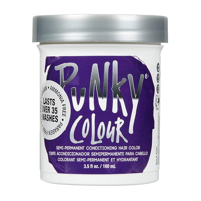 Punky Colour Semi-Permanent Conditioning Hair Color Plum 3.5 Oz #97467