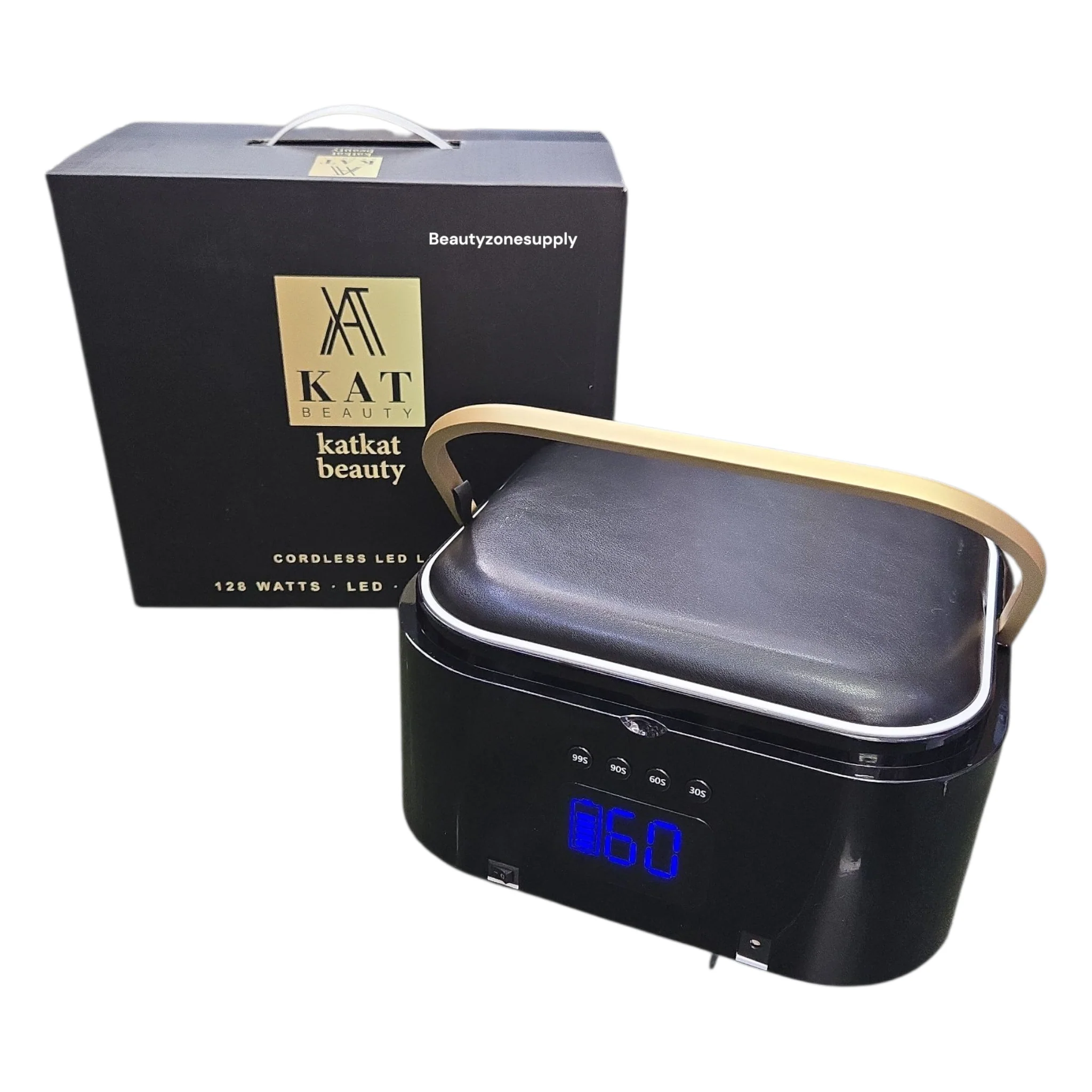 KAT Hybrid Cordless Rechargeable UV/LED Nail Lamp 128 Watts - Image 8