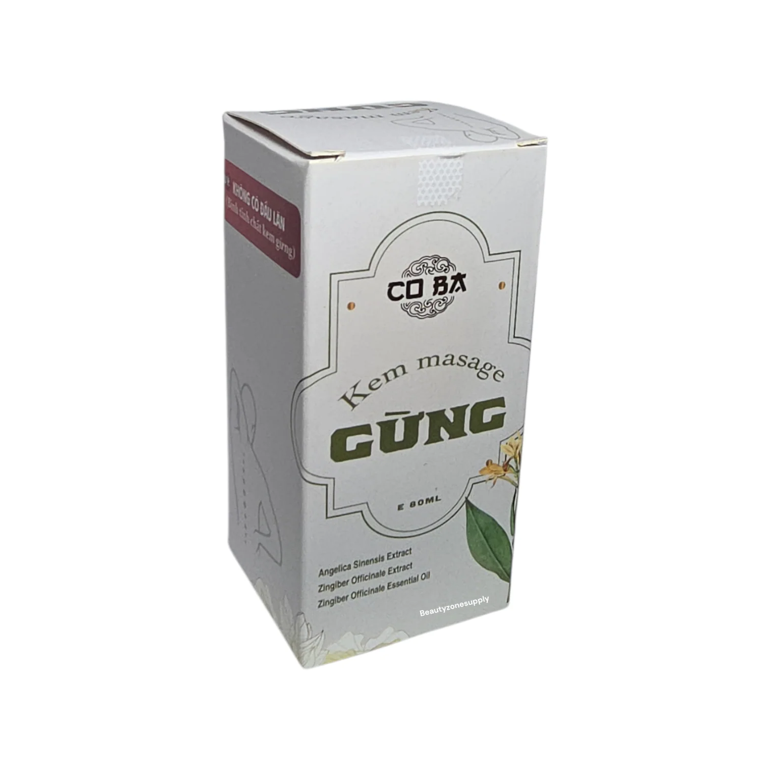 Kem massage Gừng Dưỡng Sinh Cô Ba Refill 8 ml - Image 4