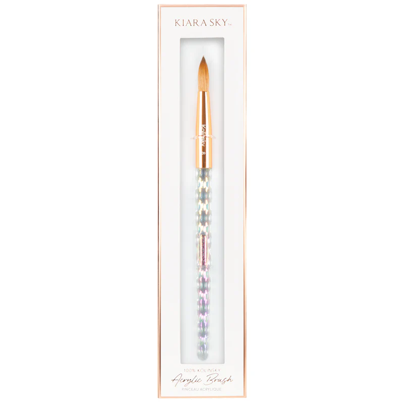 Kiara Sky Acrylic Nail Brush Kolinsky size 08 - Image 3