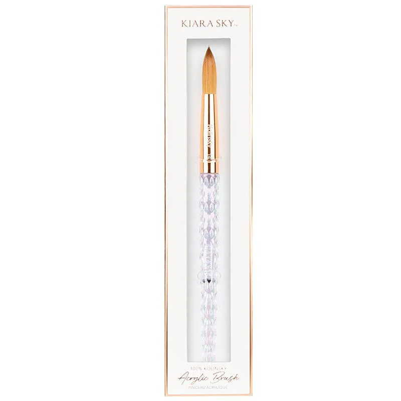 Kiara Sky Acrylic Nail Brush Kolinsky size 14 - Image 3