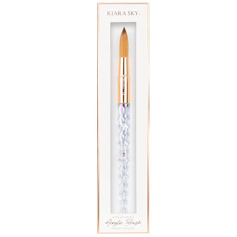 Kiara Sky Acrylic Nail Brush Kolinsky size 18 - Image 3