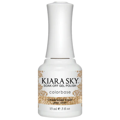 Kiara Sky All In One Gel Polish 0.5 oz Champagne Toast G5025