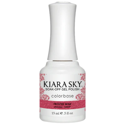 Kiara Sky All In One Gel Polish 0.5 oz Frosted Wine G5029