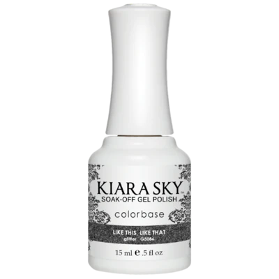 Kiara Sky All In One Gel Polish 0.5 oz Little Black Dress G5086