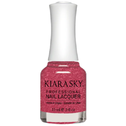 Kiara Sky All In One Nail Lacquer 0.5 oz Frosted Wine N5029
