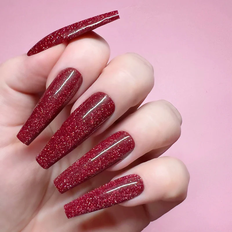 Kiara Sky Diamond FX Gel Polish- LOVEBITE 0.5 oz #GFX103 - Image 2