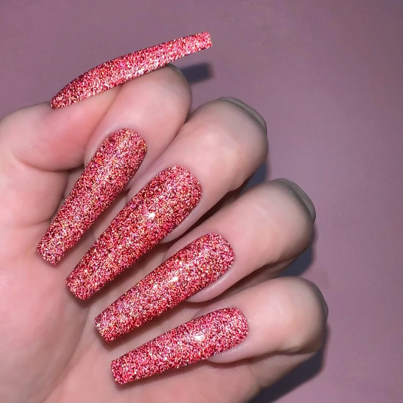 Kiara Sky Diamond FX Gel Polish- LOVEBITE 0.5 oz #GFX103 - Image 3