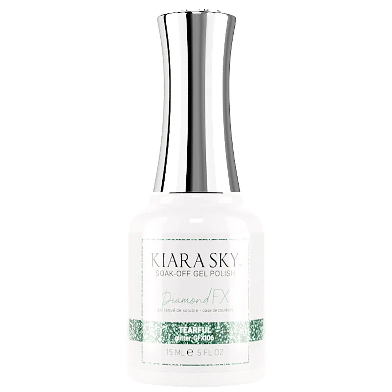 Kiara Sky Diamond FX Gel Polish- TEARFUL 0.5 oz #GFX106