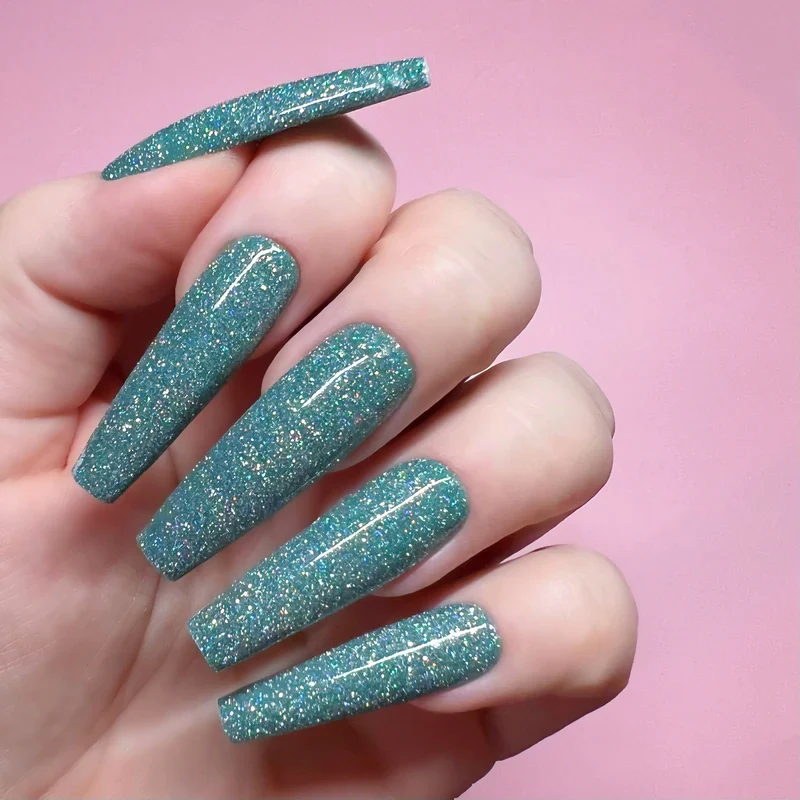 Kiara Sky Diamond FX Gel Polish- TEARFUL 0.5 oz #GFX106 - Image 2