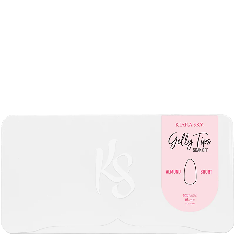 Kiara Sky Gelly Tip Short Almond 500 tips #GT08 - Image 3