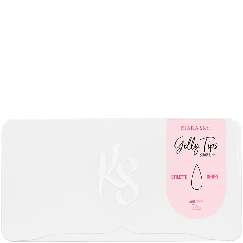 Kiara Sky Gelly Tip Short Stiletto 500 tips #GT07 - Image 3