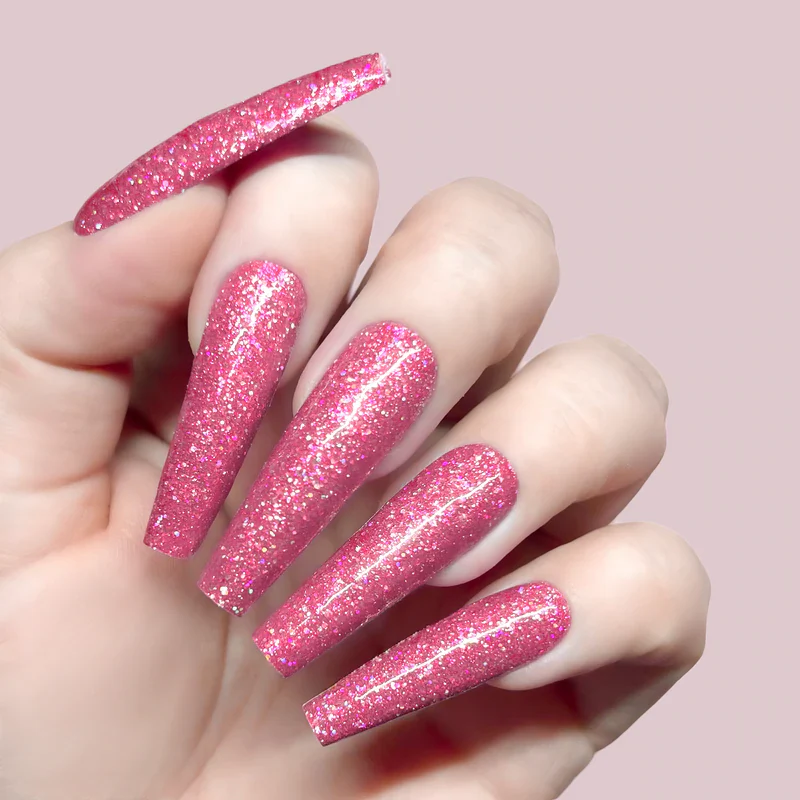 Kiara Sky Platinum FX Gel Polish- HOTTER PINK 0.5 oz #GFX211 - Image 2